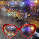 Love Heart Shaped Effects Glasses