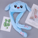 1PC Rabbit Hat Plush Can Moving Bunny Ears Hat For Kids