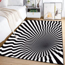 Vortex Illusion Rug 3D Trap Effect Bottomless Hole Carpet