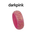 Fashion Colorful Luminous Resin Ring