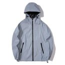 NEW Men's Hooded Full Reflective Jacket