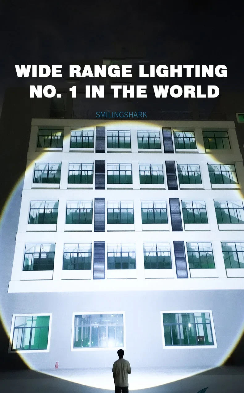 High Power White Laser Flashlight