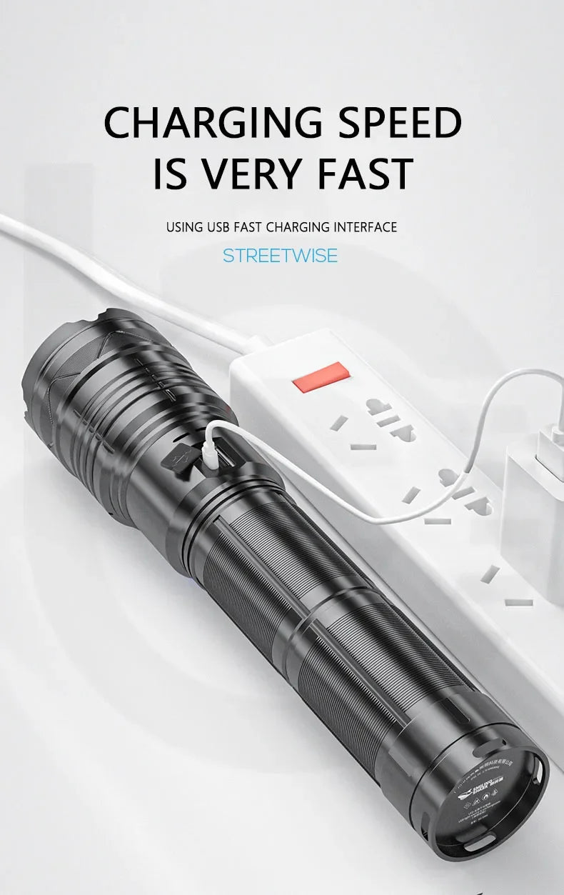 High Power White Laser Flashlight