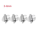 1/4/8pcs Stainless Steel Sewing Rolled Hemmer Foot 3mm-10mm
