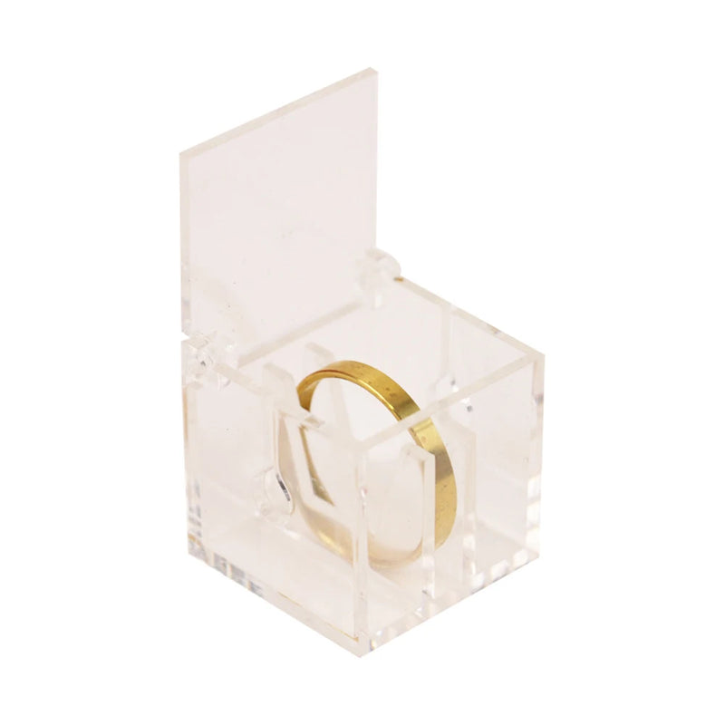 Sword Through Ring Sealed by a Box Close up Magic Toy