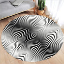 3D Vortex Optical Illusion Rugs