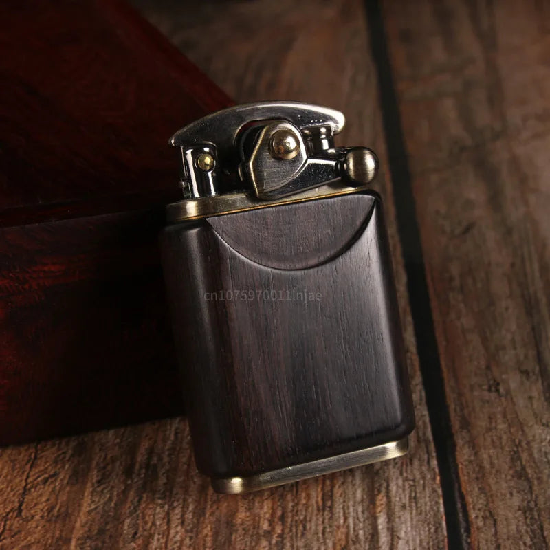 Rosewood Wooden Zorro Rocker Kerosene Lighter
