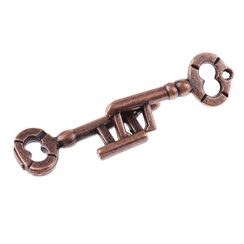 Key Lock Puzzles IQ Brain Teaser Toy For Adults Kids