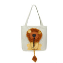 Lion Shaped Pet Canvas Shoulder Bag