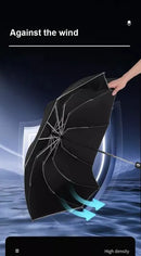 LED Umbrella Male Fully Automatic Reverse Umbrella