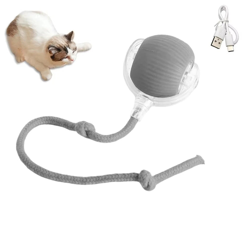 1/2PCS Interactive Cat Toys Ball Auto Electric Rolling Ball Toys for Cats