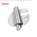 1/4/8pcs Stainless Steel Sewing Rolled Hemmer Foot 3mm-10mm