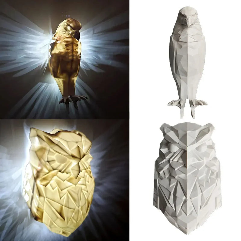 Wall Lamp Owl Eagle Shape Projector