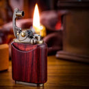 Rosewood Wooden Zorro Rocker Kerosene Lighter