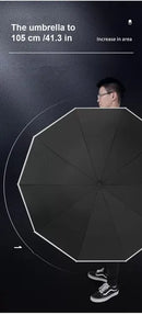LED Umbrella Male Fully Automatic Reverse Umbrella