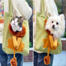 Lion Shaped Pet Canvas Shoulder Bag