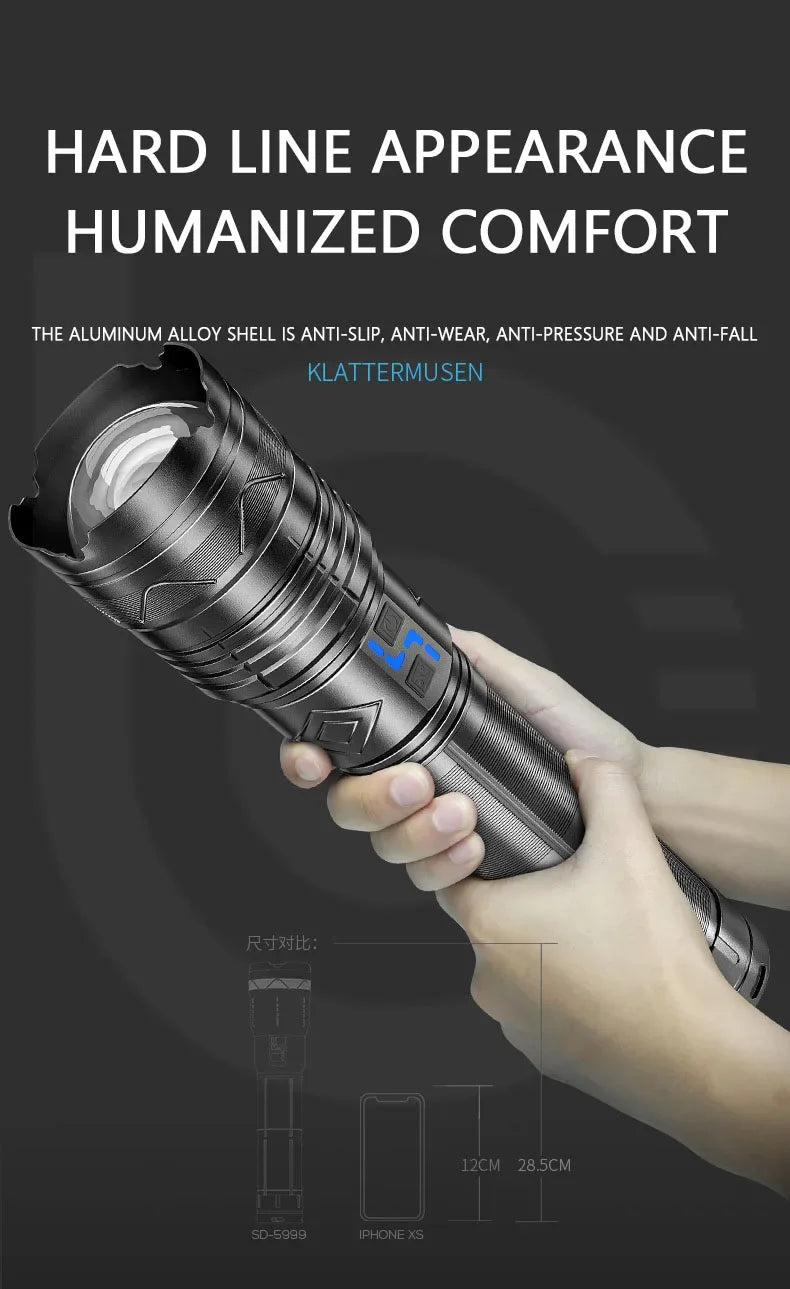 High Power White Laser Flashlight