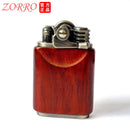 Rosewood Wooden Zorro Rocker Kerosene Lighter