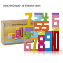 Wooden educational digital blocks, creative puzzles, stacking toys