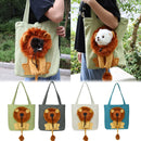 Lion Shaped Pet Canvas Shoulder Bag