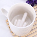 Middle Finger Cup Ceramic Mug
