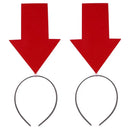 2pcs Creative Arrowhead Shape Headband