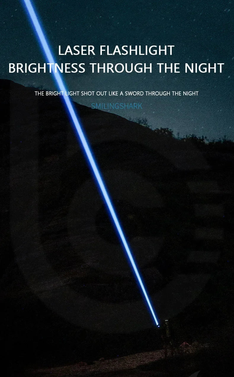 High Power White Laser Flashlight