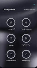 LED Umbrella Male Fully Automatic Reverse Umbrella