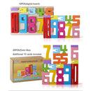 Wooden educational digital blocks, creative puzzles, stacking toys