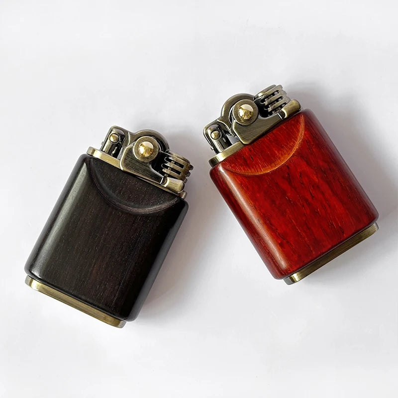 Rosewood Wooden Zorro Rocker Kerosene Lighter