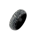 Fashion Colorful  Luminous Leopard Print Resin Crack Rings