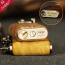 Rosewood Wooden Zorro Rocker Kerosene Lighter