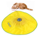 Mouse Fabric Moving Feather Interactive Pet Toy For Cat
