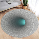 3D Vortex Optical Illusion Rugs