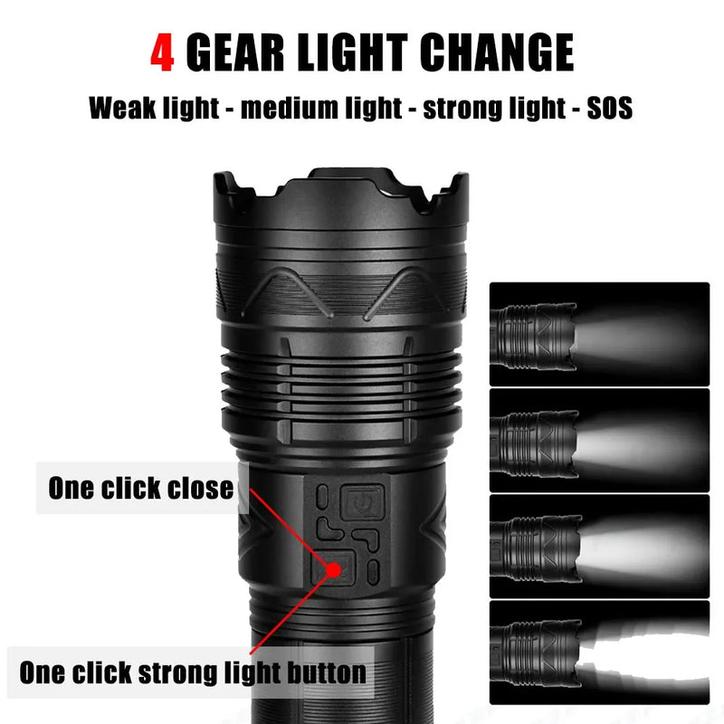 High Power White Laser Flashlight