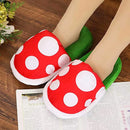 Plants Plush Home Wear Slippers With Pipe Pot Holder For Adults