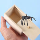 1PC Spider Funny Scare Wooden Hidden Box Prank