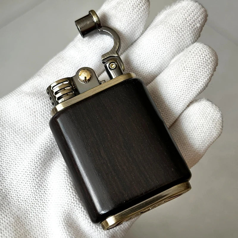 Rosewood Wooden Zorro Rocker Kerosene Lighter