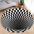 3D Vortex Optical Illusion Rugs
