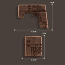 Alloy Gun EDC Fidget Spinner Metal Hand Spinner Adult Fidget Toys