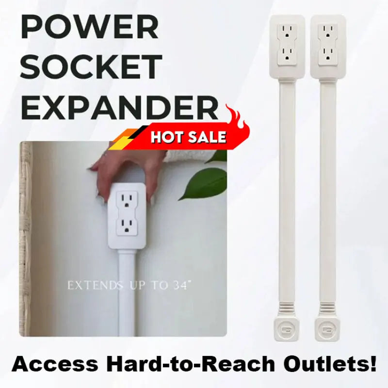 Electrical Outlet Extender Adjustable Length Sofa Socket