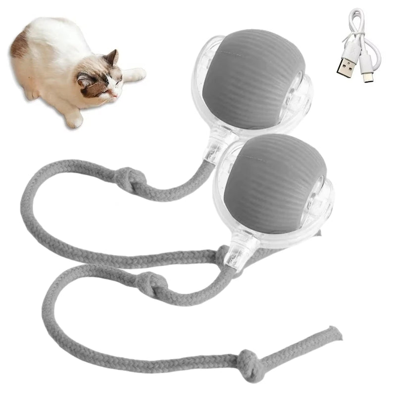 1/2PCS Interactive Cat Toys Ball Auto Electric Rolling Ball Toys for Cats