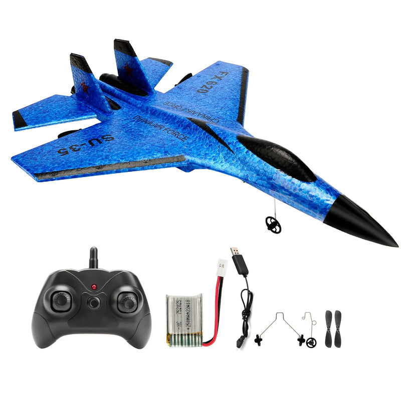 SU35 RC Plane FX620 FX820 2.4G Remote Control Flying Airplane With LED Lights