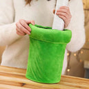 Plants Plush Home Wear Slippers With Pipe Pot Holder For Adults