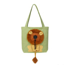 Lion Shaped Pet Canvas Shoulder Bag