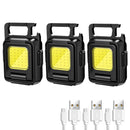 Mini Led Flashlight Rechargeable Keychain Light