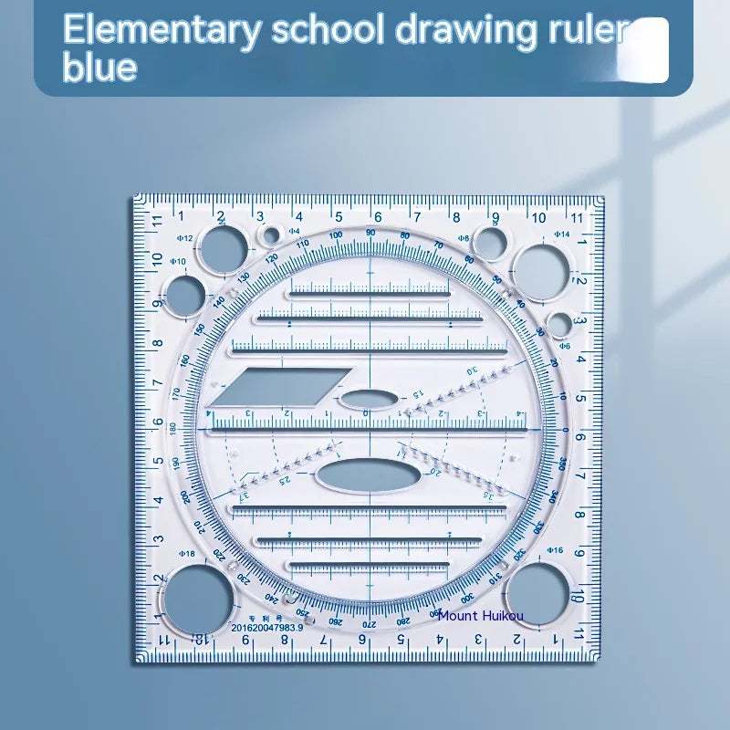 Multifunctional Geometric Function Ruler Set