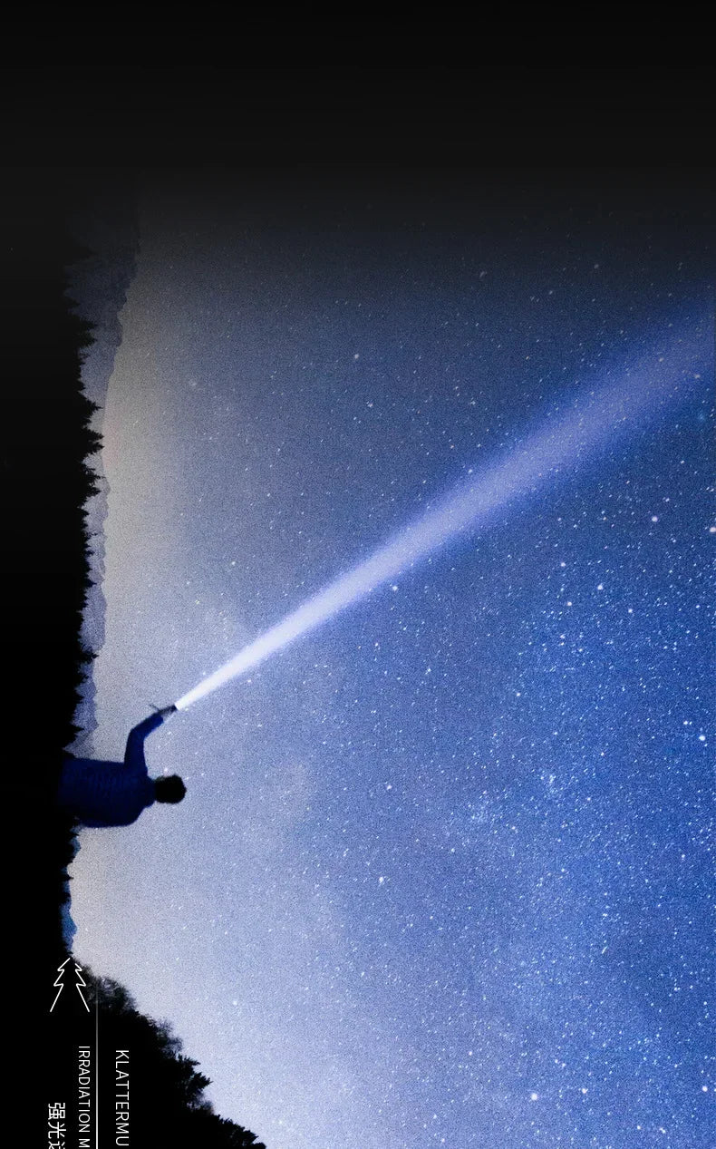 High Power White Laser Flashlight