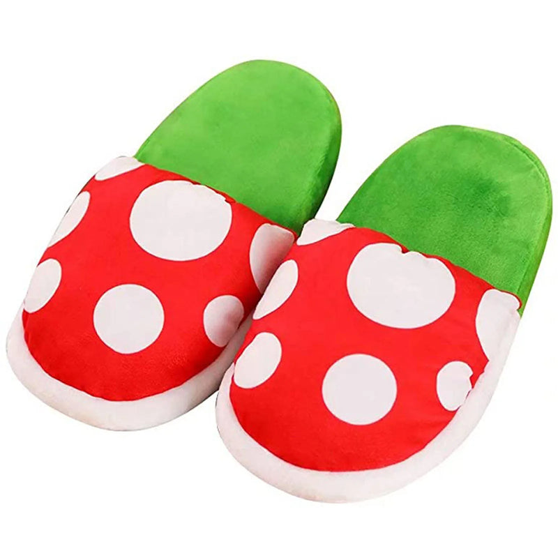 Plants Plush Home Wear Slippers With Pipe Pot Holder For Adults