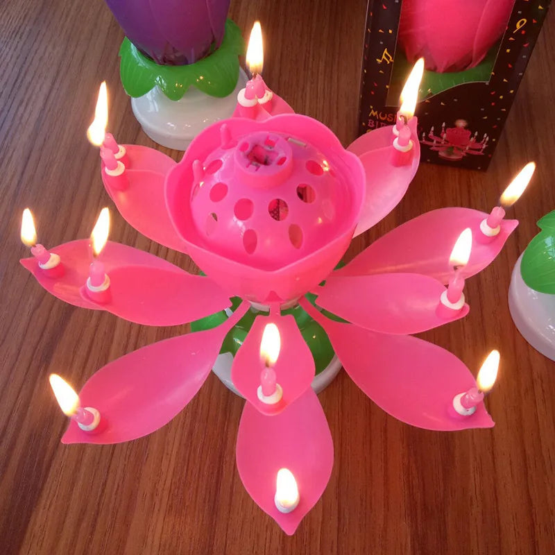 New Rotating Music Candle